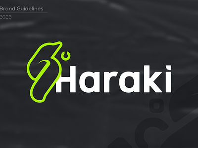 Haraki Branding Design 3d blender brand brand guidelines branding graphic design illustration landing page logo website