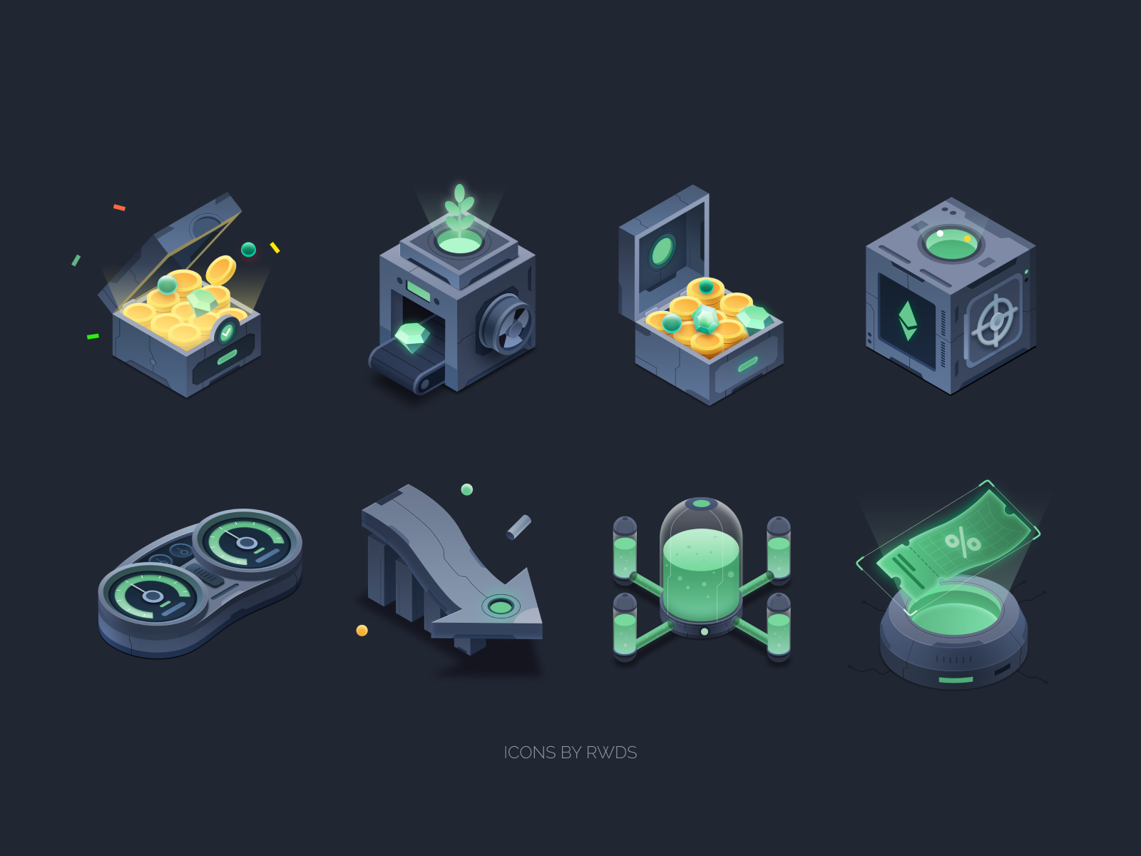 Example of Isometric Illustrations