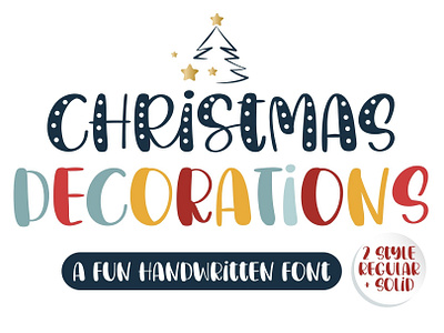 Christmas Decorations - A fun handwritten font christmas font craft font cricut font font decorations funny font goodnotes font handwritten font lettering procreate font silhouette font sublimation font winter font