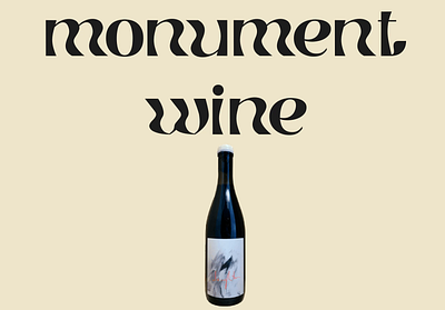 Monument Wine graphic animation branding graphic design logo motion graphics ui