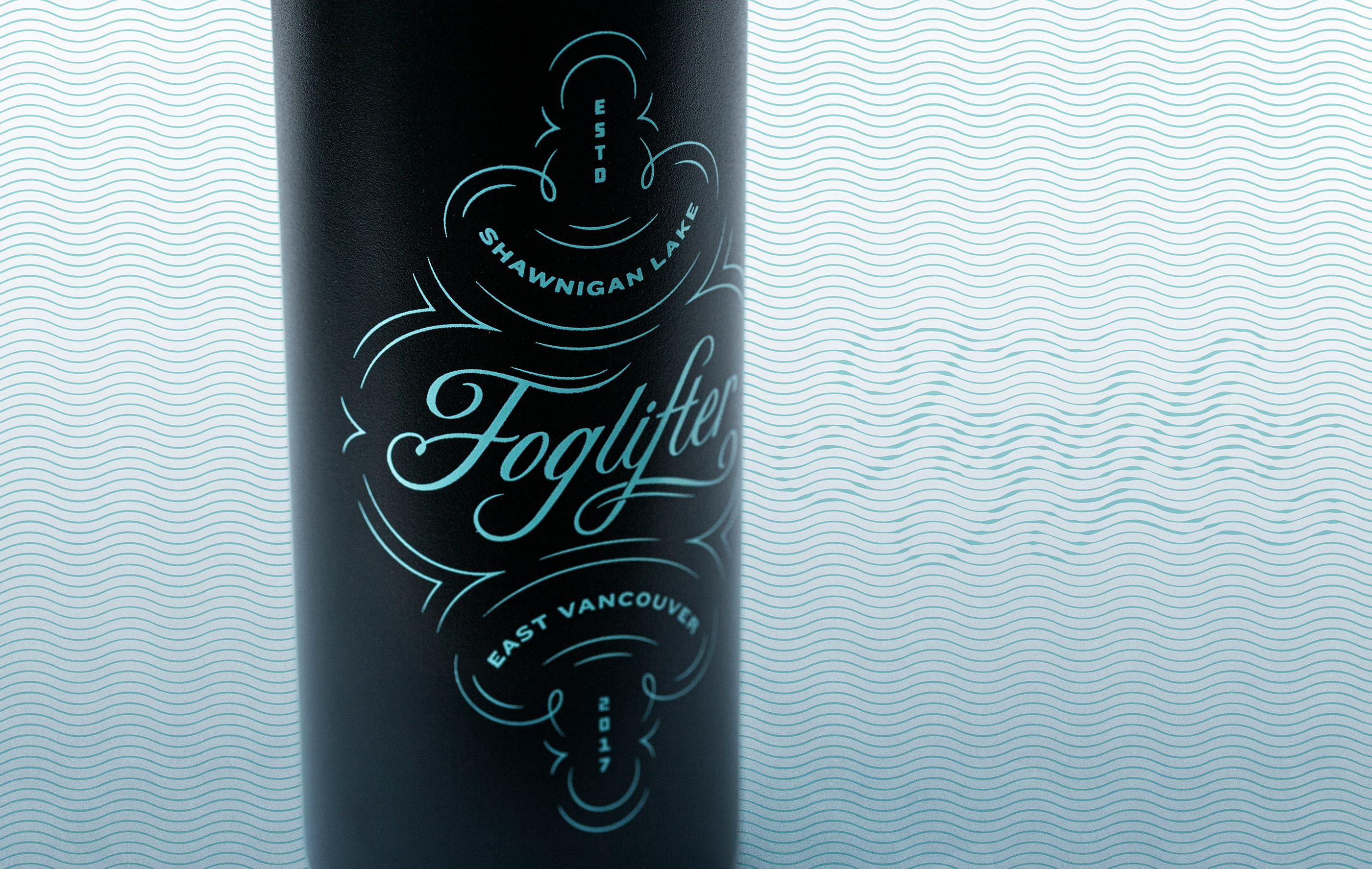 Foglifter Coffee branding coffee illustration lettering logo packaging script typography wordmark