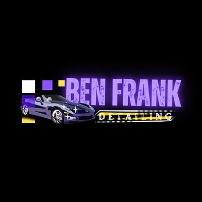 Ben Frank Detailing branding design graphic design logo
