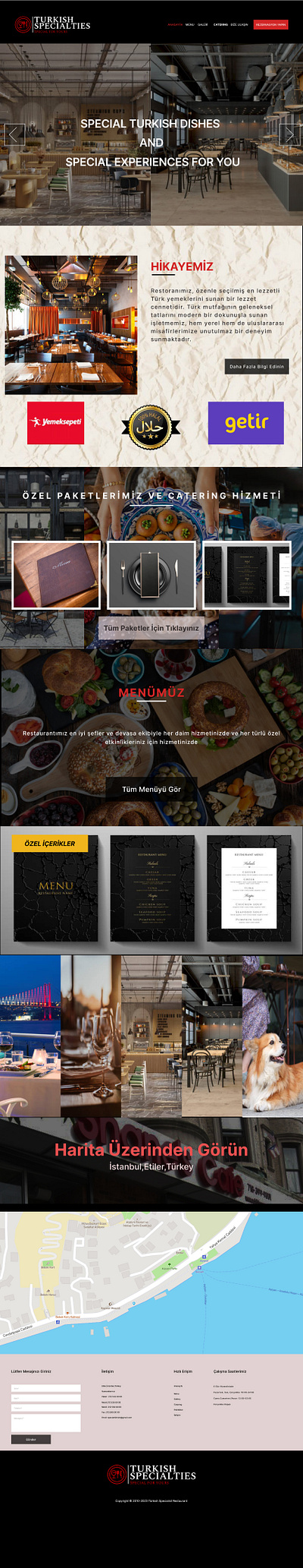 My Restaurant Web Design design figma restaurant web uıux web design