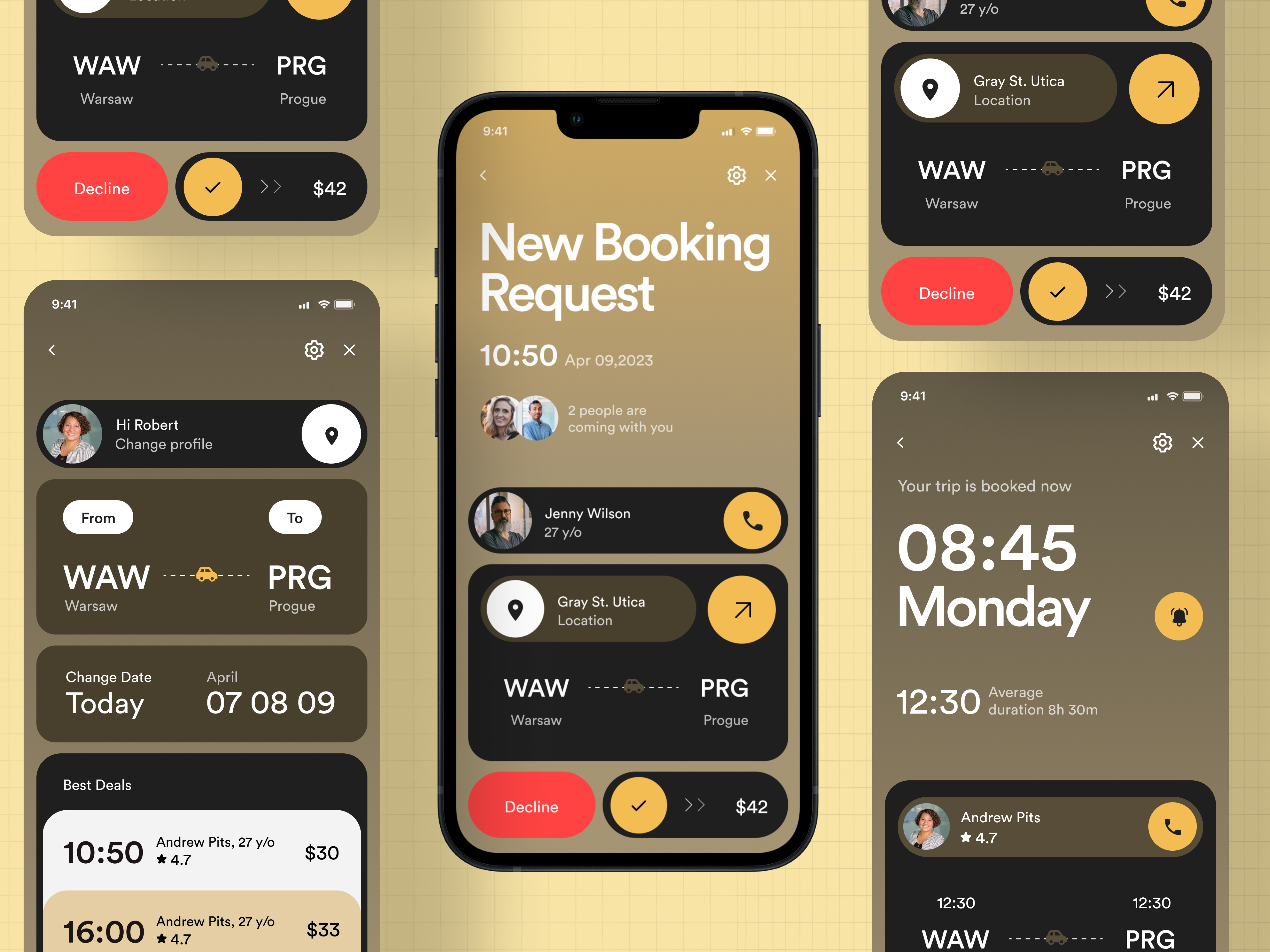 Car Booking App app design car car booking app delivery app design graphic design saas ui ui design ux