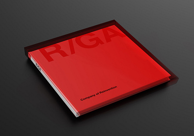 R/GA Book Design branding print design