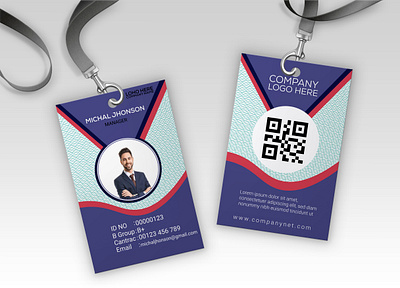 Creative ID Card Design branding business card design graphic design id card illustration logo motion graphics post