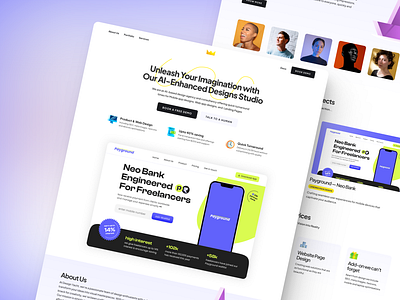 Design Agency LP Development with Webflow clean design development figma no code ui user experience webflow