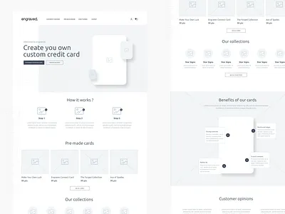 Customize your credit card - online configurator customiser ecommerce configurator online configurator ux uxdesign uxui webdesign