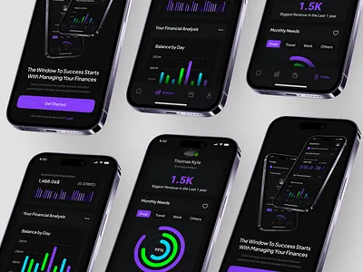 Pinancego - Mobile Apps Version admin apps chart clean clear dashboard data design graphic design minimalist mobile responsive statistics ui uiux uix ux web design website