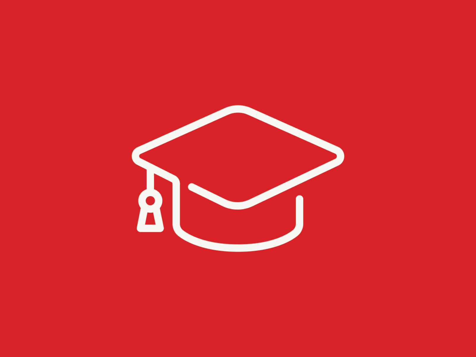 Education Pathways - Animated Icons after effects animation book branding celebrate education graduation graphic design hat icon iconography illustration laptop logo motion graphics red vector white