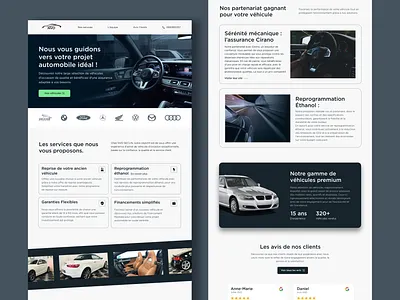 NVO website car carcompany cars design ui ux webdesign