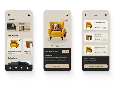 Furniture App design inspiration ecommerce furniture furniture design furniture mobile app furnituredesign home decor interior design interior find minimalism mobile app mobile design product design ui uiux