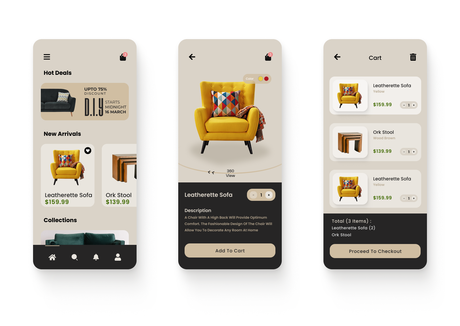 Furniture App by YudhisTira Lucky Oktavian on Dribbble