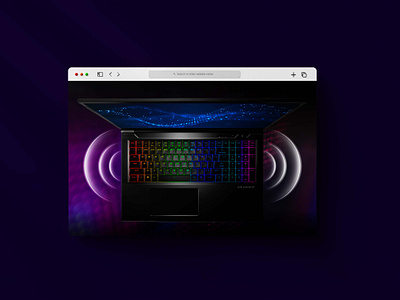 A river page for gaming laptop erazer feature page gaming gaming design gaming laptop landing page medion river page scifi design