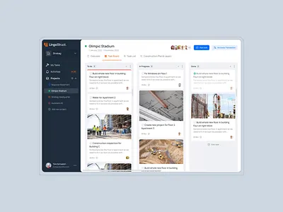 Construction Management App brand design brand identity branding illustrations logo design mobile app ui ui design ux design uxui web app web platform