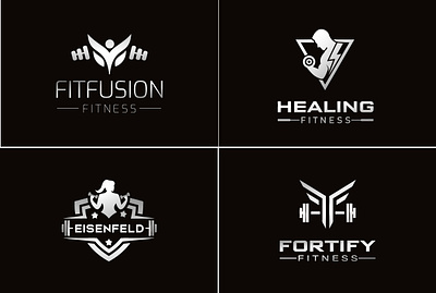 "FitFusion Fitness Brand Identity" adobe illustrator brand guidelines branding color theory concept development create fitness logo creative direction fitness fitness gym logo fitness logo fitness logo ideas graphic design gym logo itness logo animation logo logo design logo transparency market research text logo typography