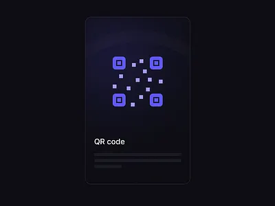 Card-Explorations (1) - QR code card design product design qr code scan ui design ux design web design