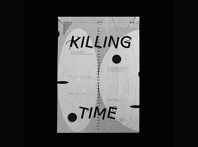 KILLING TIME graphic design poster typography