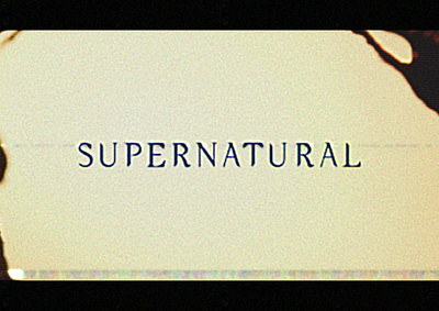 Supernatural Title Sequence adobe after effects animation design editing graphic design motion motion graphics video