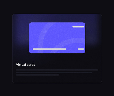 Card-Explorations (3) - Virtual card card design product design ui design ux design web design