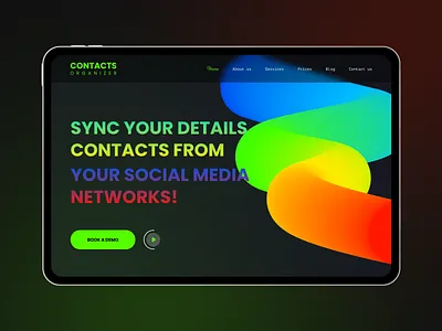 Contact Organizer Hero Banner Design 2024 3d adobe illustrator cc adobe photoshop cc adobe xd animation app design branding design graphic design illustration latest design trend logo motion graphics trending design ui ui design ux design web design