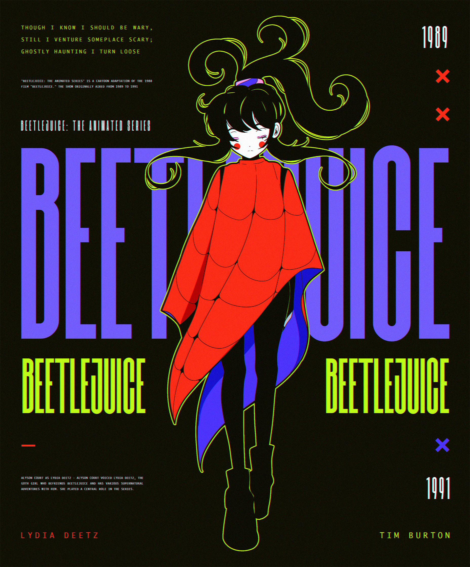 Beetlejuice The Animated Series Original Production Cel: Beetlejuice a –  Clampett Studio