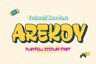 AREKOY – Display Font headline