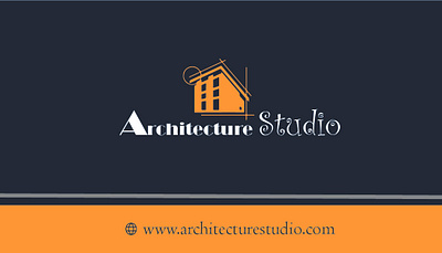 Architecture visiting card design animation graphic design logo