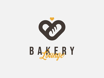 Bakery Lounge bakery brand branding graphic design logo logodesign logotype love minimalist simple