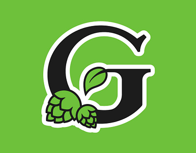 Greenlief Brewing logo branding design graphic design logo typography