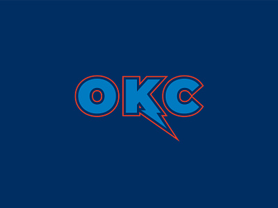 Oklahoma City Thunder (Alt. Logo) alt logo blue bolt design durant harden lightning lightning bolt logo ok okc oklahoma oklahoma city oklahoma city thunder orange thunder type westbrook