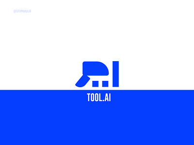 AI Platform logo design for - TOOL.AI 3d ai animation artificial blue branding graphic design logo logotype motion graphics technology ui