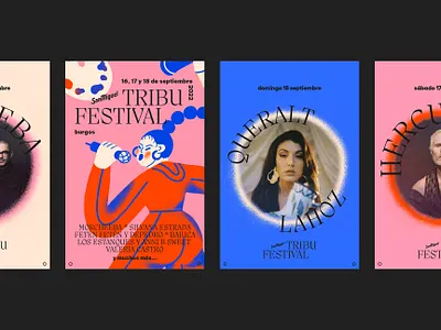 Tribu Festival 2022 branding festival graphic design illustration music poster visual identity