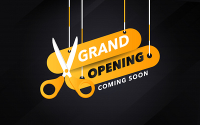 Grand opening soon promo commiing comming soon grand grand final grand opening joining day open shop opening day shop soon