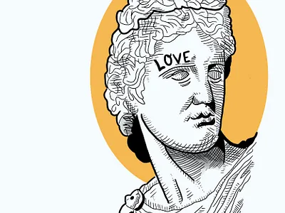 The statues of tmrw art graphic design procreate