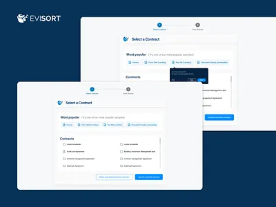 EVISORT node react web