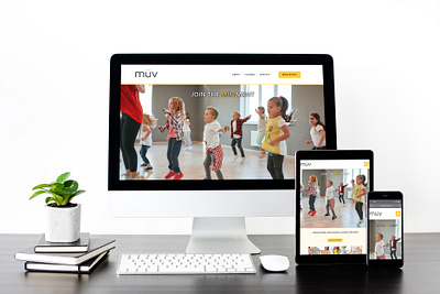 MÜV Creative Productions - Responsive Web Design branding design logo music education product design ui web