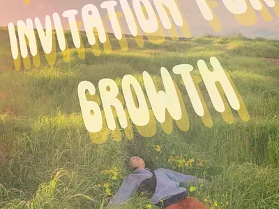 Fear is the invitation for growth art graphic design print procreate