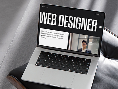 Afnan Mishu — Portfolio animation branding design dynamic website graphic design hero homepage landing page logo modern design motion graphics ui