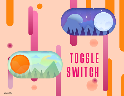 Toggle Switch 3d animation design graphic design il illustration logo motion graphics ui ux vector