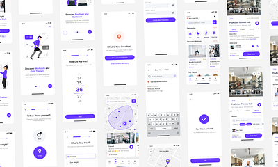 Fitness and Workout App | GYM Trainer | Fitness Trainer | Figma app design app designer app ui design figma fitness fitness trainer fitness trainer app insightlancer minimal app sports club swimming ui ui design user experience ux ux design workout app yoga app yoga trainer app