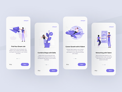 inTalent - Mobile App Case Study app design app onboard app onboarding ui app ui course app creative portfolio intalent app job app job search app mobile app modern onboard ui onboard illustration onboard ui onboarding ui product design skillshare app social app design social media app social post app ui ux case study
