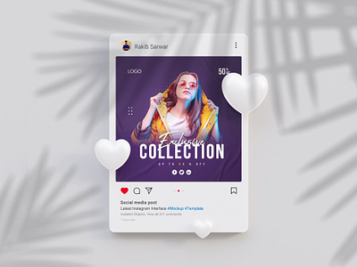 Fashion Social Media Template blcak friday collection fashion fashion collection fashion social media fashion template friday sale instagram media social media