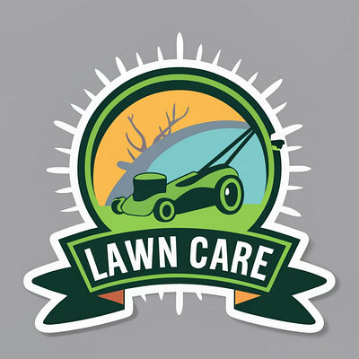 Brand Logo | Lawn Care branding illustration logo logo design