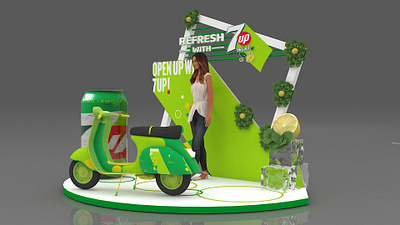 7up mint Photobooth Design Project