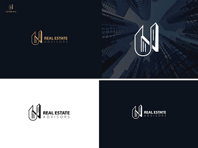 NU Real Estate Logo (unused) branding design graphic design illustration letter logo logo logo design nu nu logo nu real estate logo real estate logo vector