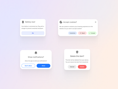 Minimal PopUp Window Design android card ui cards design figma ios popup popup menu popup menu ui popup ui popup ui design ui ui cards ui design ux ux design window windows