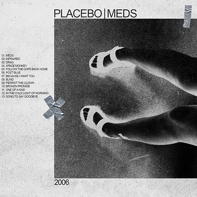 Vinyl Album Cover cover design graphic design grunge lp cover photoshop placebo