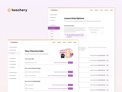 Teachery branding design ruby on rails ui ux web