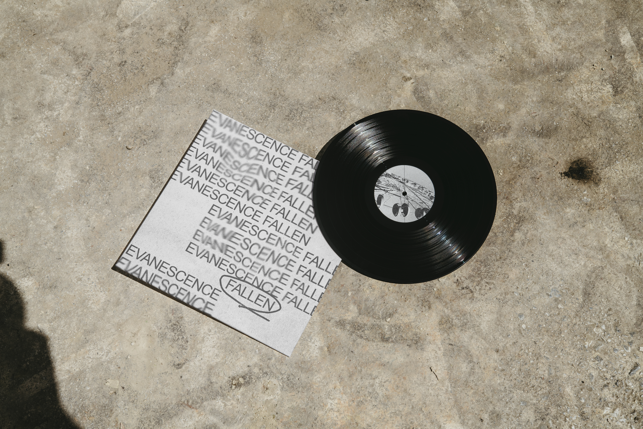 Vinyl Album Cover cover design evanescence graphic design grunge lp cover photoshop